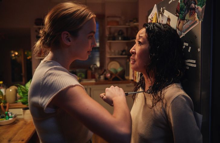 Jodie Comer and Sandra Oh in 'Killing Eve'