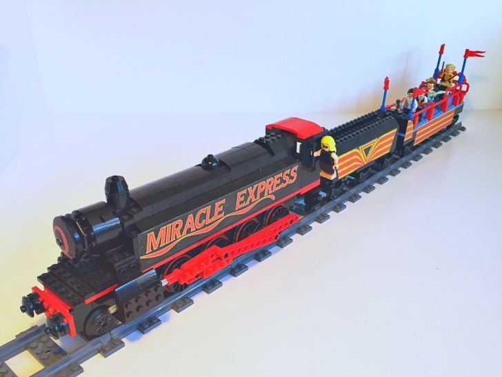 The Miracle Express LEGO train