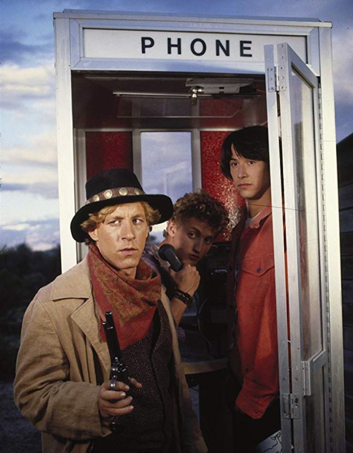Keanu Reeves, Dan Shor, and Alex Winter in Bill & Ted's Excellent Adventure (1989)