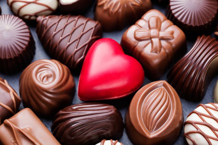 assorted molded chocolates