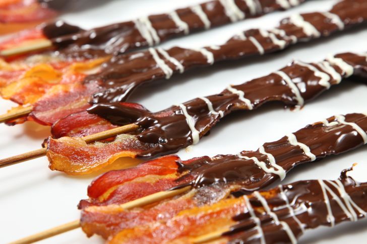 chocolate-covered bacon