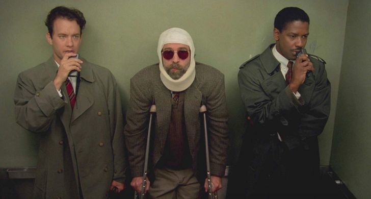 Tom Hanks, Denzel Washington, and Buzz Kilman in Philadelphia (1993)