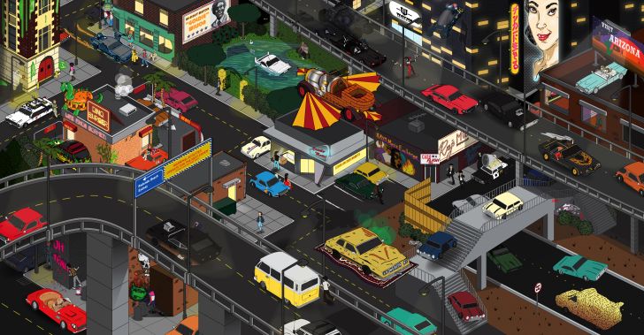 A hidden object picture