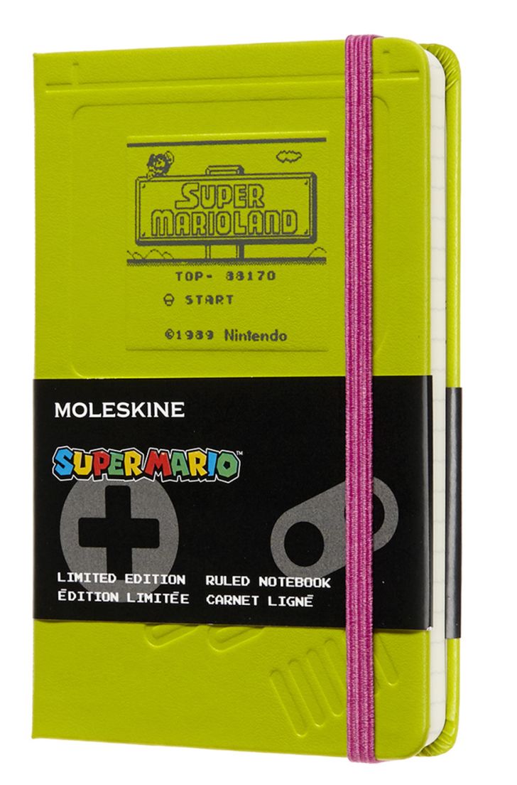 super maro bros. limited edition moleskine notebook