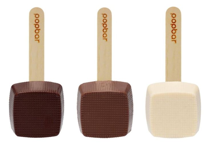 Three hot chocolate sticks