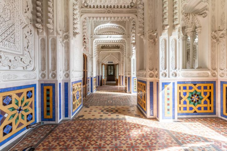 A hallway in Sammezzano Castle