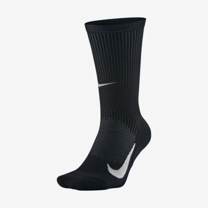 The Nike Elite sock offers cushioning for runners