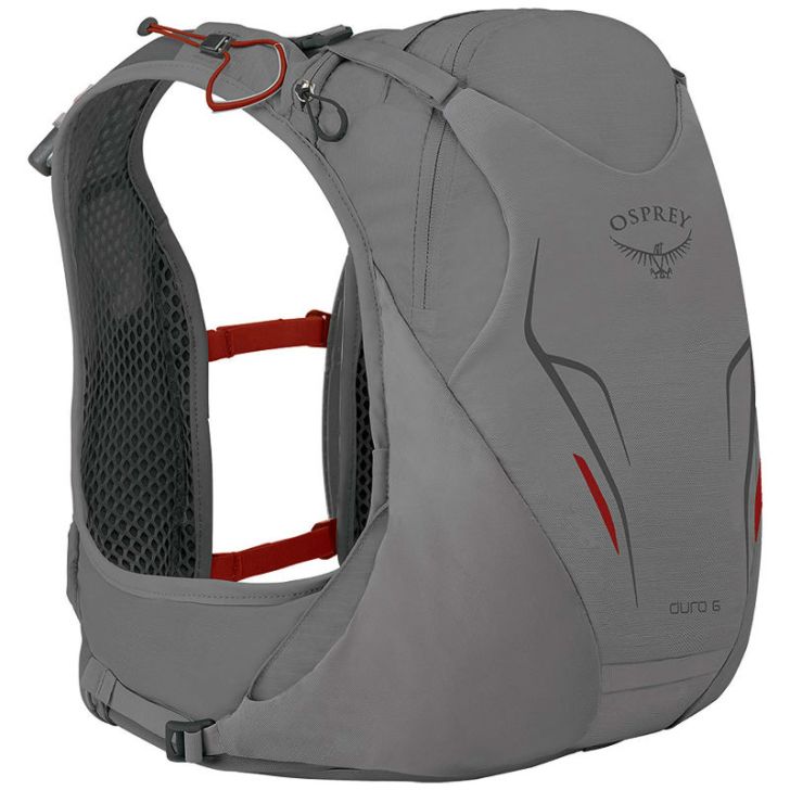 The Osprey Duro 6 vest provides hydration for runners
