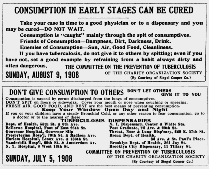 Anti-tuberculosis pamphlets