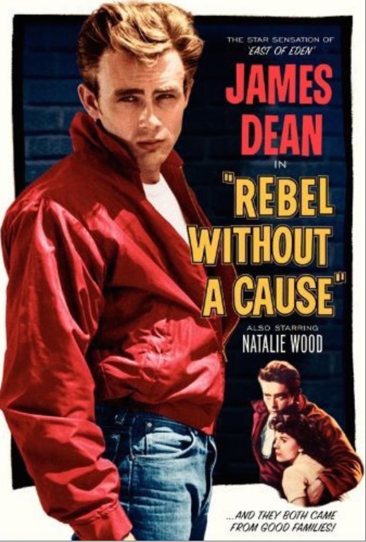 A poster from 'Rebel Without a Cause' (1955)