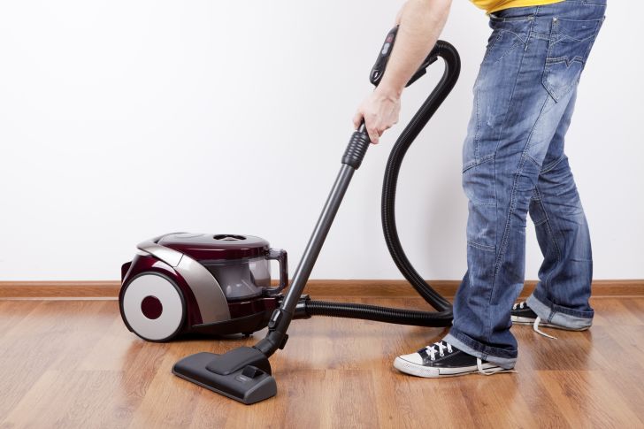 Using a canister vacuum
