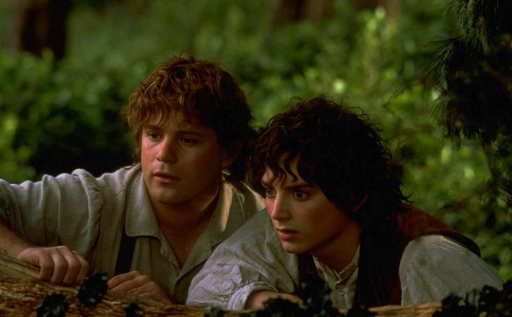 Sean Astin and Elijah Wood in 'The Lord of the Rings: The Fellowship of the Ring' (2001)