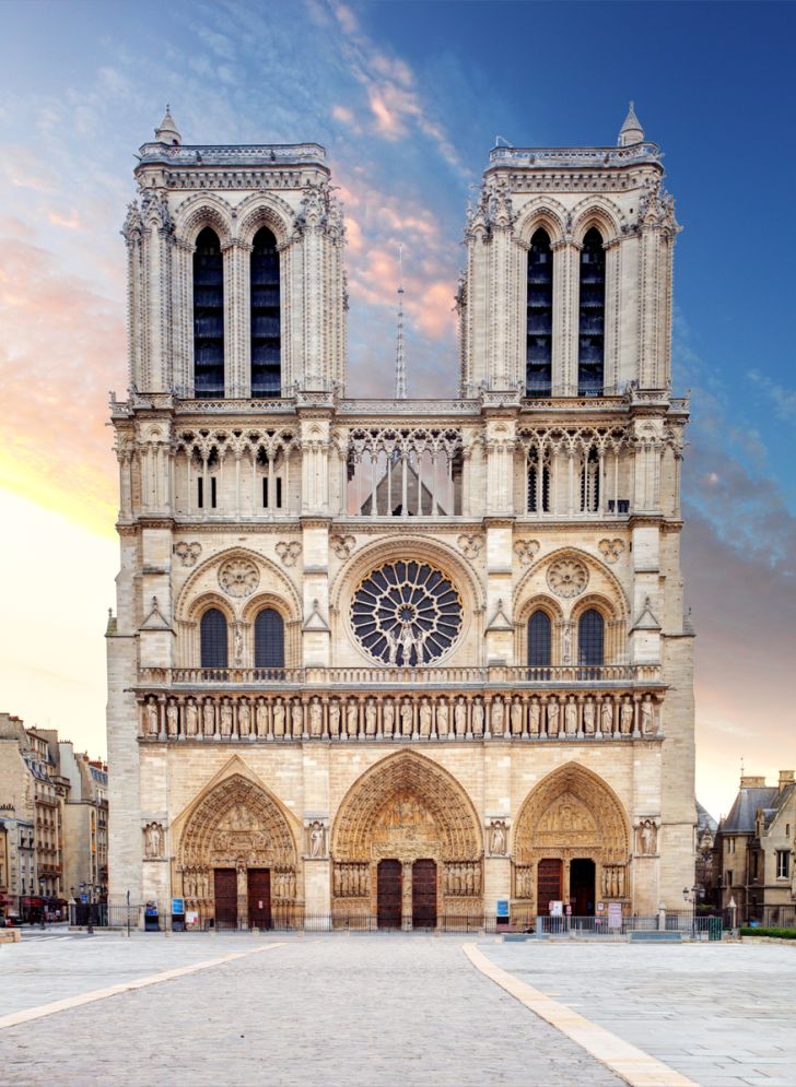 The two towers of Notre-Dame