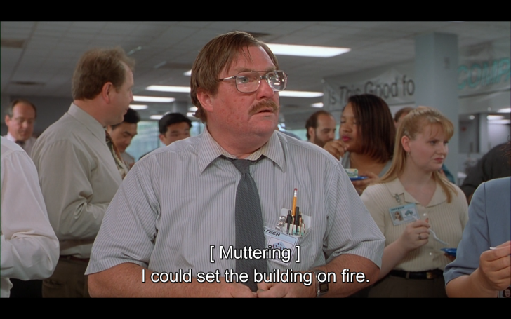 A still from 'Office Space' (1999)