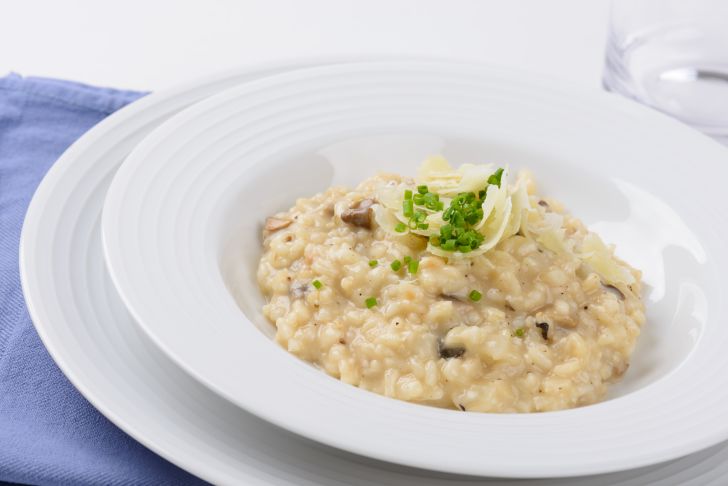 Risotto in a bowl.