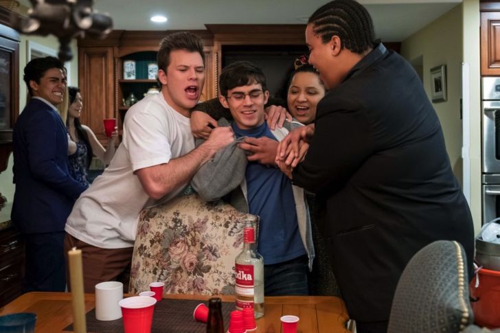 Jessica Juarez, Tyler Alvarez, Jimmy Tatro, and Lou Wilson in 'American Vandal'