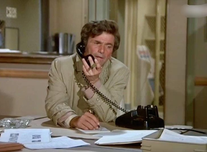 Peter Falk in 'Columbo'