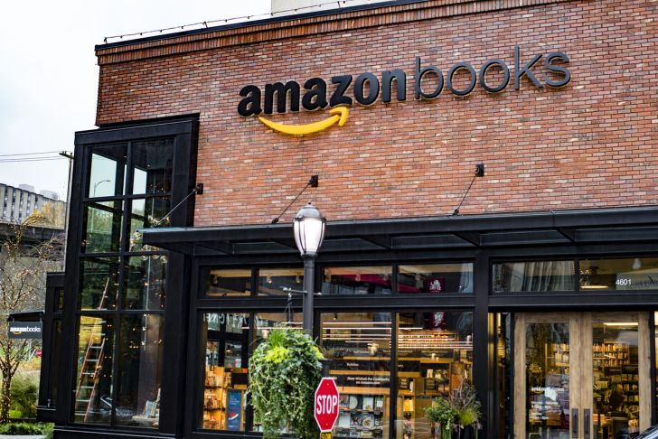 A brick-and-mortar Amazon bookstore in Seattle