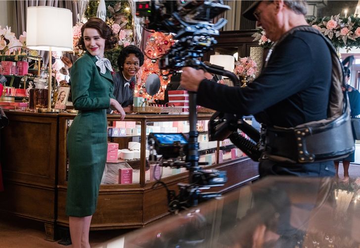 Rachel Brosnahan and Wakeema Hollis in 'The Marvelous Mrs. Maisel'