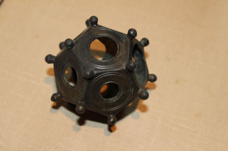 A dodecahedron at the Saalburg Roman Fort Archaeological Park