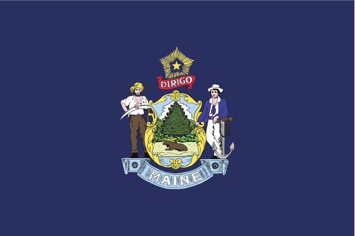 Maine state flag