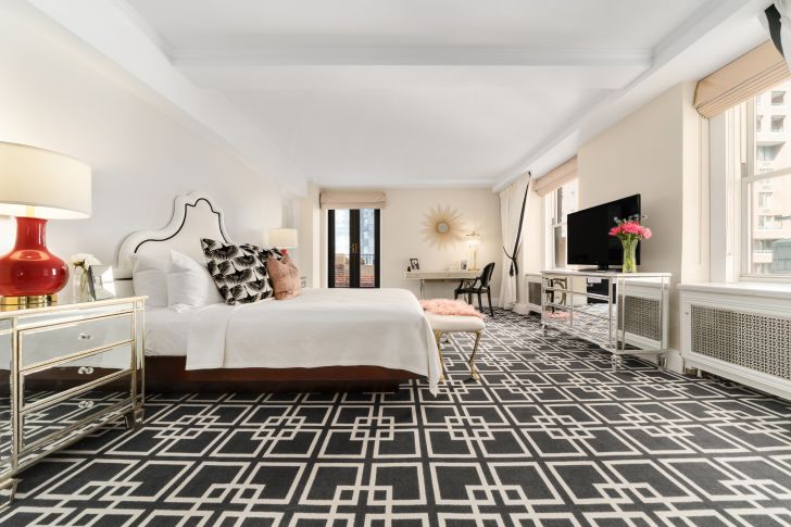 The hotel's bedroom
