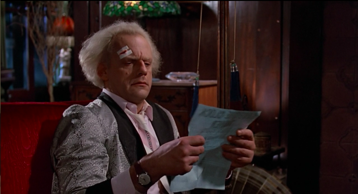 A screen shot from 'Back to the Future' (1985)