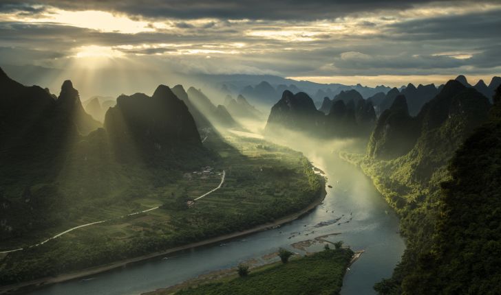 The karst peaks of Guilin, China
