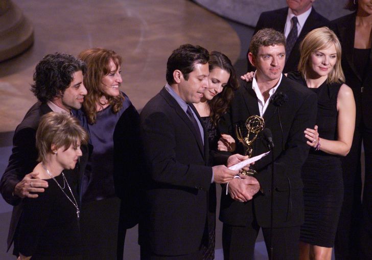 Winner for Outstanding Comedy Series, 'Sex in the City' at the 53rd Annual Prime-Time Emmy Awards held at the Shubert Theatre, Los Angeles, CA., Nov. 4, 2001
