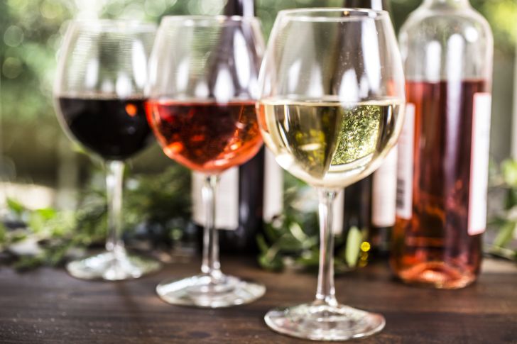 A trio of wines
