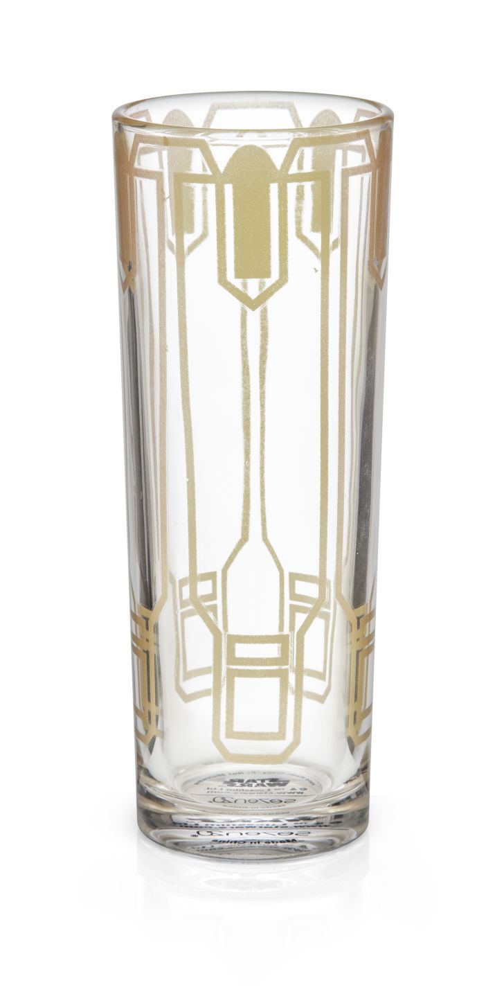 Solo-themed highball glass