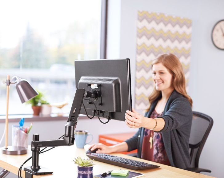 AmazonBasics Premium Single Monitor Stand