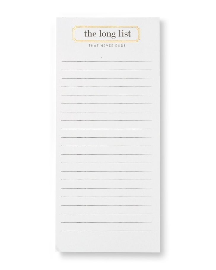 Long List Magnetic Notepad