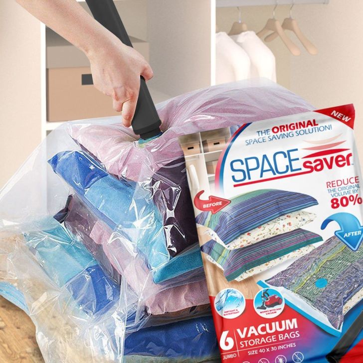 SpaceSaver Premium Reusable Vacuum Storage Bags