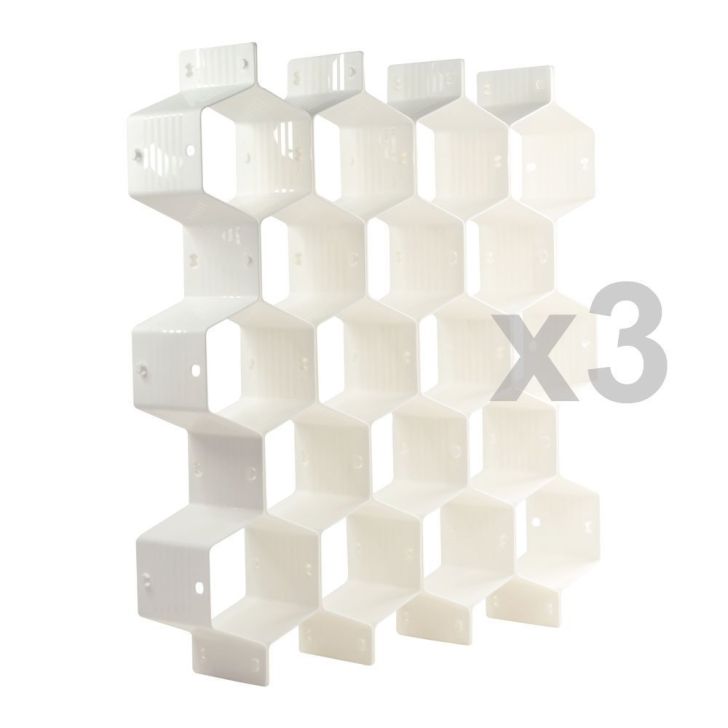 White Honeycomb Drawer Dividers