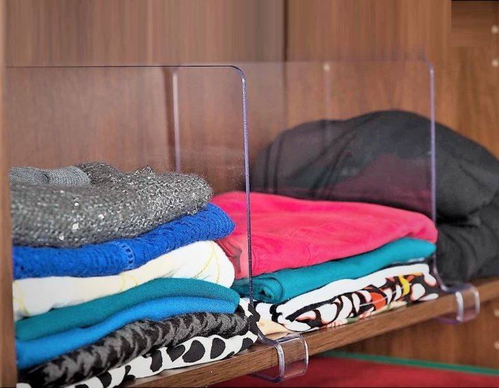 ClosetMate Acrylic Shelf Dividers