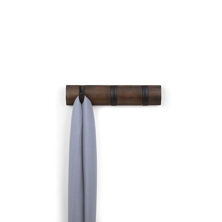Three-Hook Wall-Mount Rack