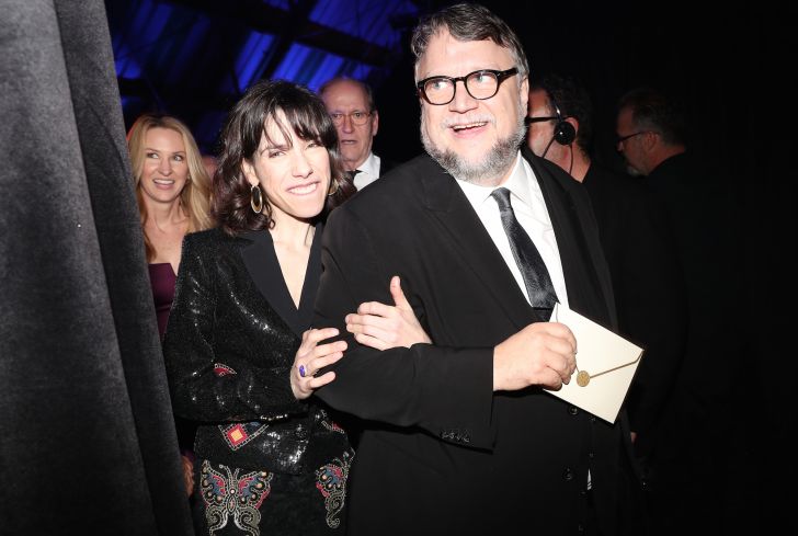 Actor Sally Hawkins (L) and director Guillermo del Toro attend The 23rd Annual Critics' Choice Awards at Barker Hangar on January 11, 2018 in Santa Monica, California.