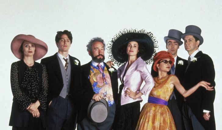 The cast of 'Four Weddings and a Funeral'