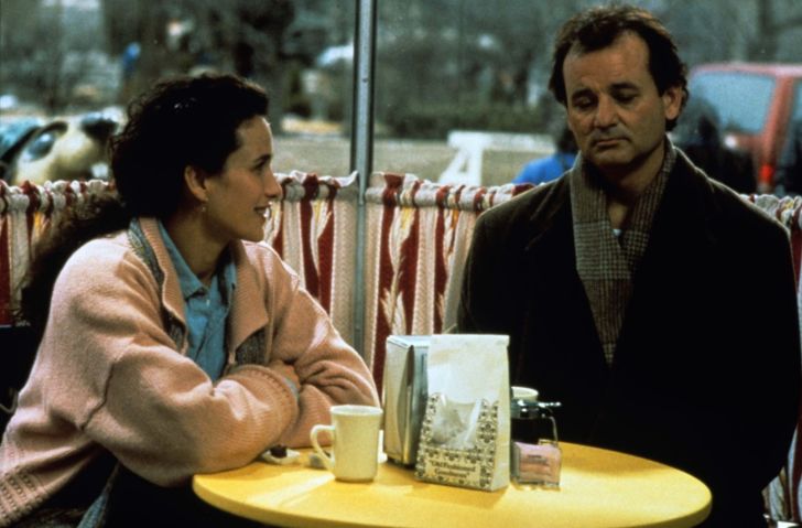 Bill Murray and Andie MacDowell in Groundhog Day (1993)