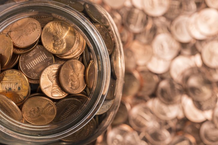 jar of pennies
