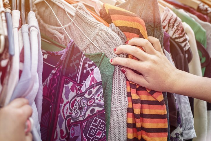 thrift store clothes