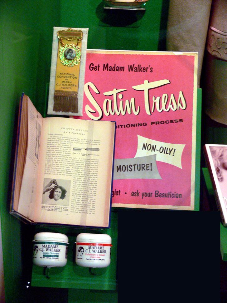 Madam Walker items at the Women's Museum in Dallas, Texas Madam Walker items at the Women's Museum in Dallas, Texas