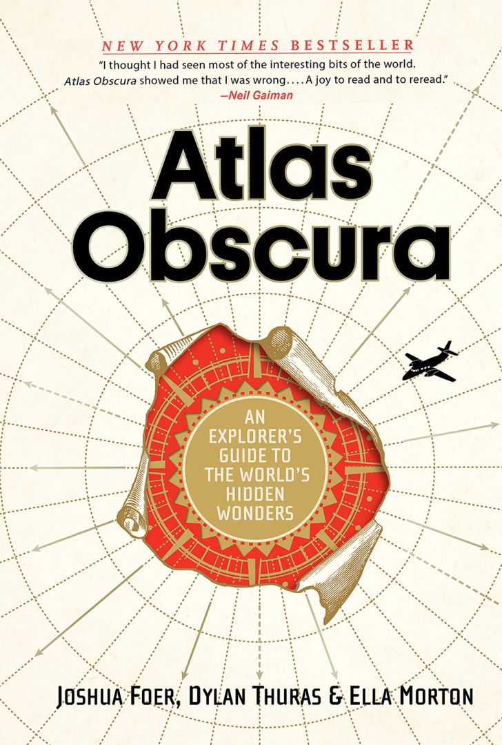 The book cover for Atlas Obscura's book The book cover for Atlas Obscura's book