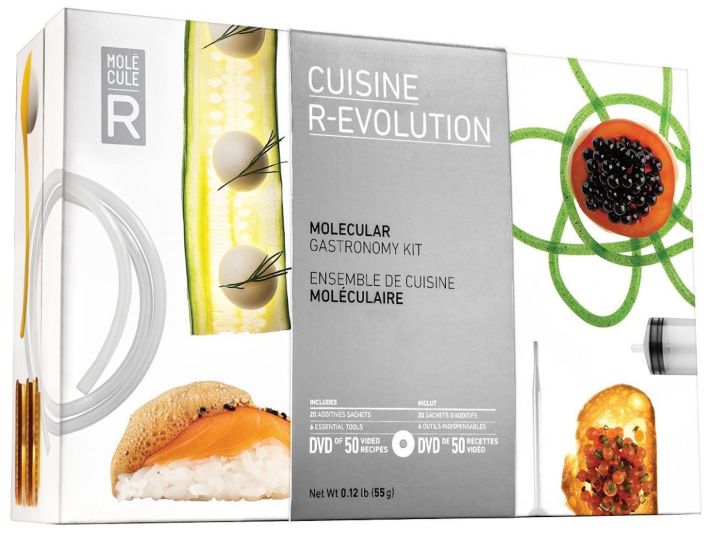Box of cooking supplies.