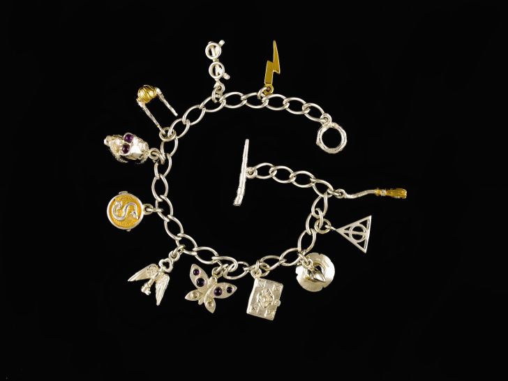 Bracelet with Harry Potter charms.