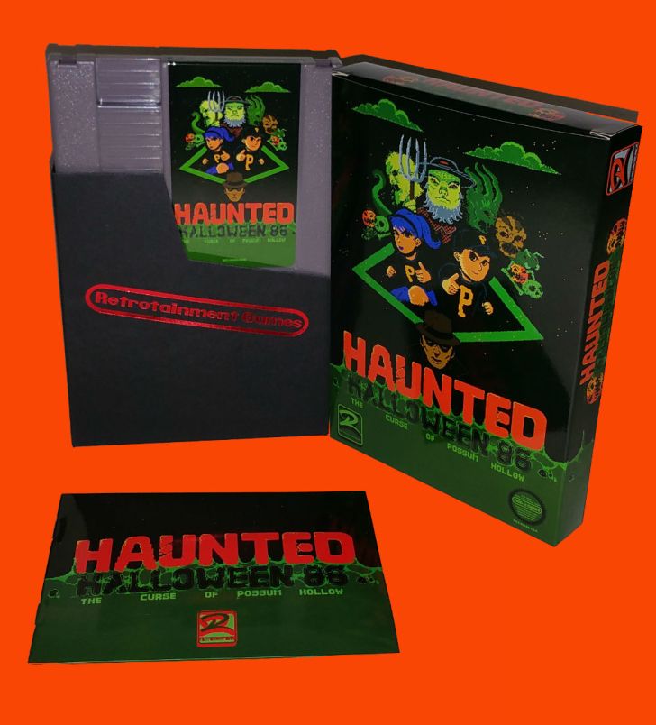The box art for 'Haunted Halloween 1986'