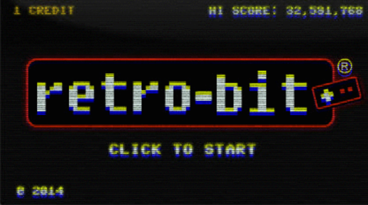 A Retro-Bit startuip screen