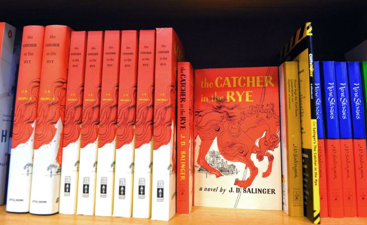 A supply of Catcher in the Rye copies by author J.D. Salinger