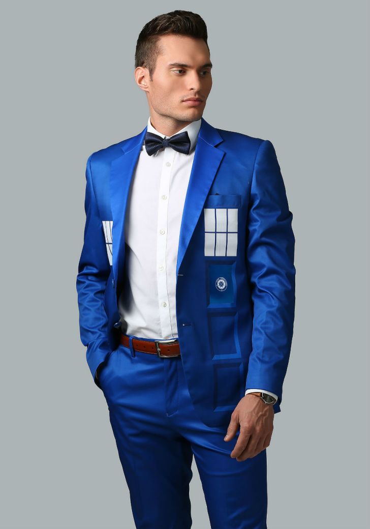 A 'Doctor Who' TARDIS dress jacket